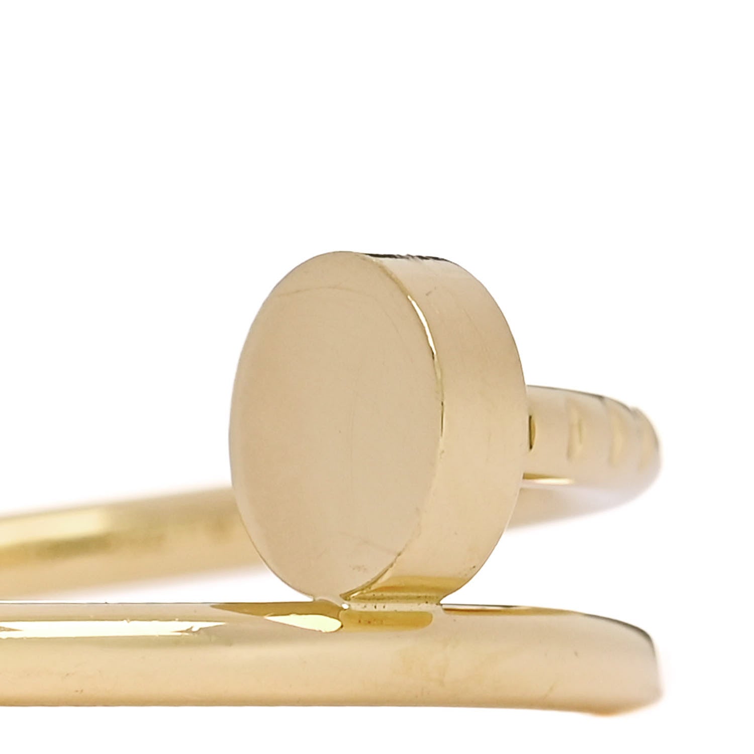 Cartier 18K Yellow Gold Small Juste Un Clou Ring 51 5.75 4 of 6