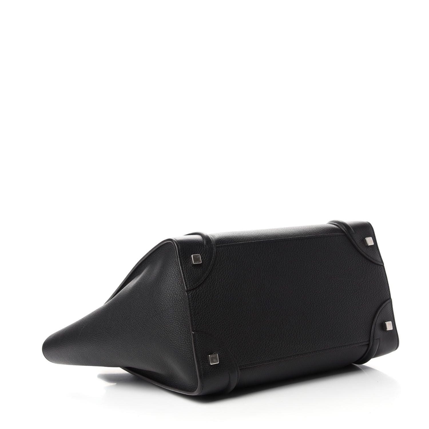 Celine Drummed Calfskin Mini Luggage Black 4 of 11