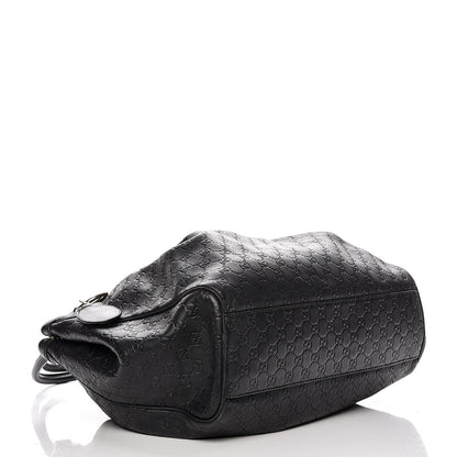 Gucci Guccissima Vitello Tender Large Sukey Tote Black 4 of 13