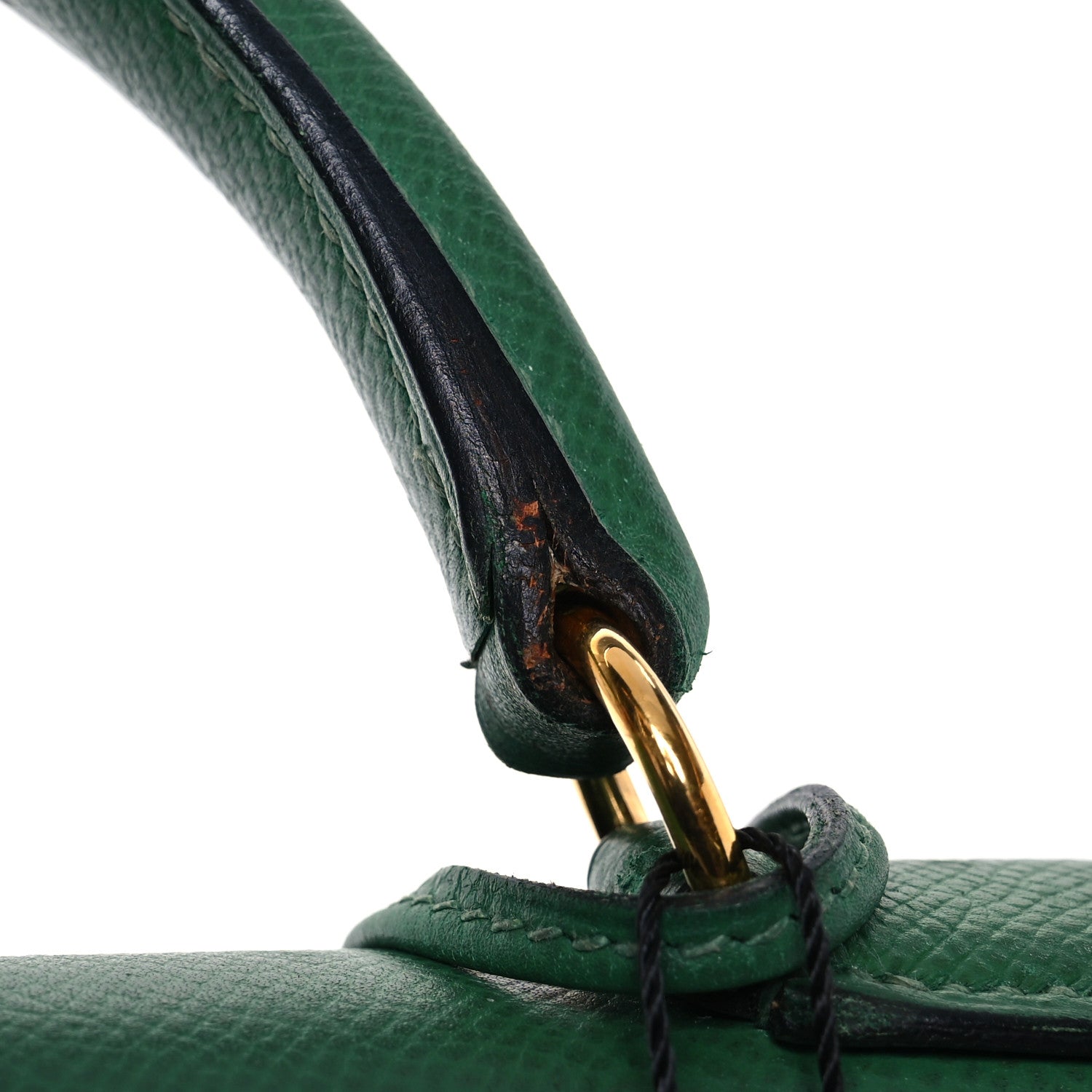 Hermes Courchevel Kelly Sellier 32 Vert Bengale 14 of 14