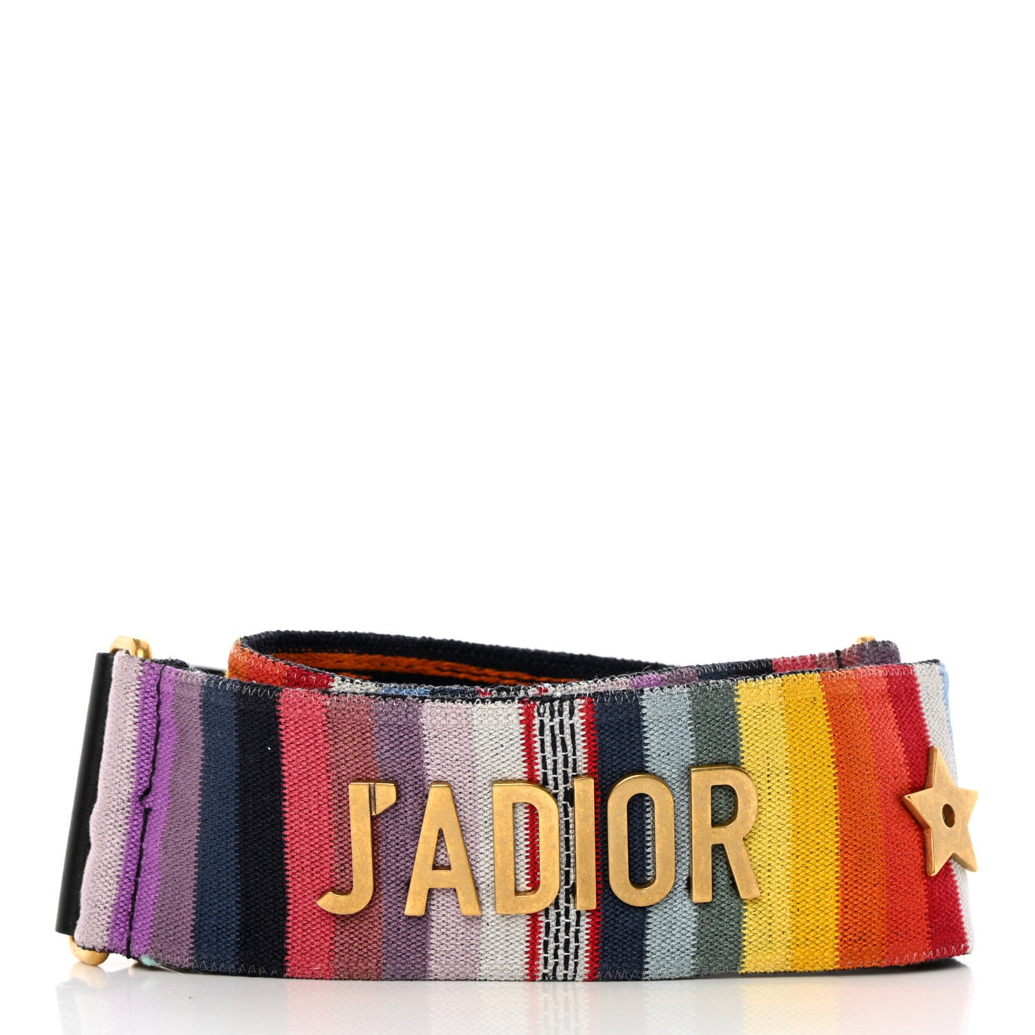 Christian Dior Canvas Embroidered Studded Rainbow J’Adior Shoulder Strap 4 of 8