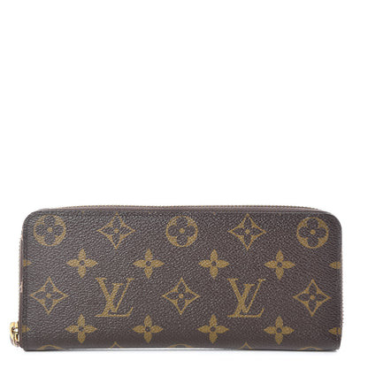 Louis Vuitton Monogram Clemence Wallet Rose Ballerine 1 of 10