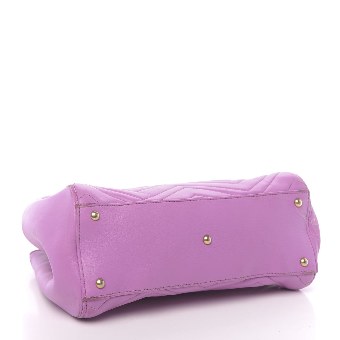 Calfskin Matelasse Small GG Marmont Tote Candy Mousse