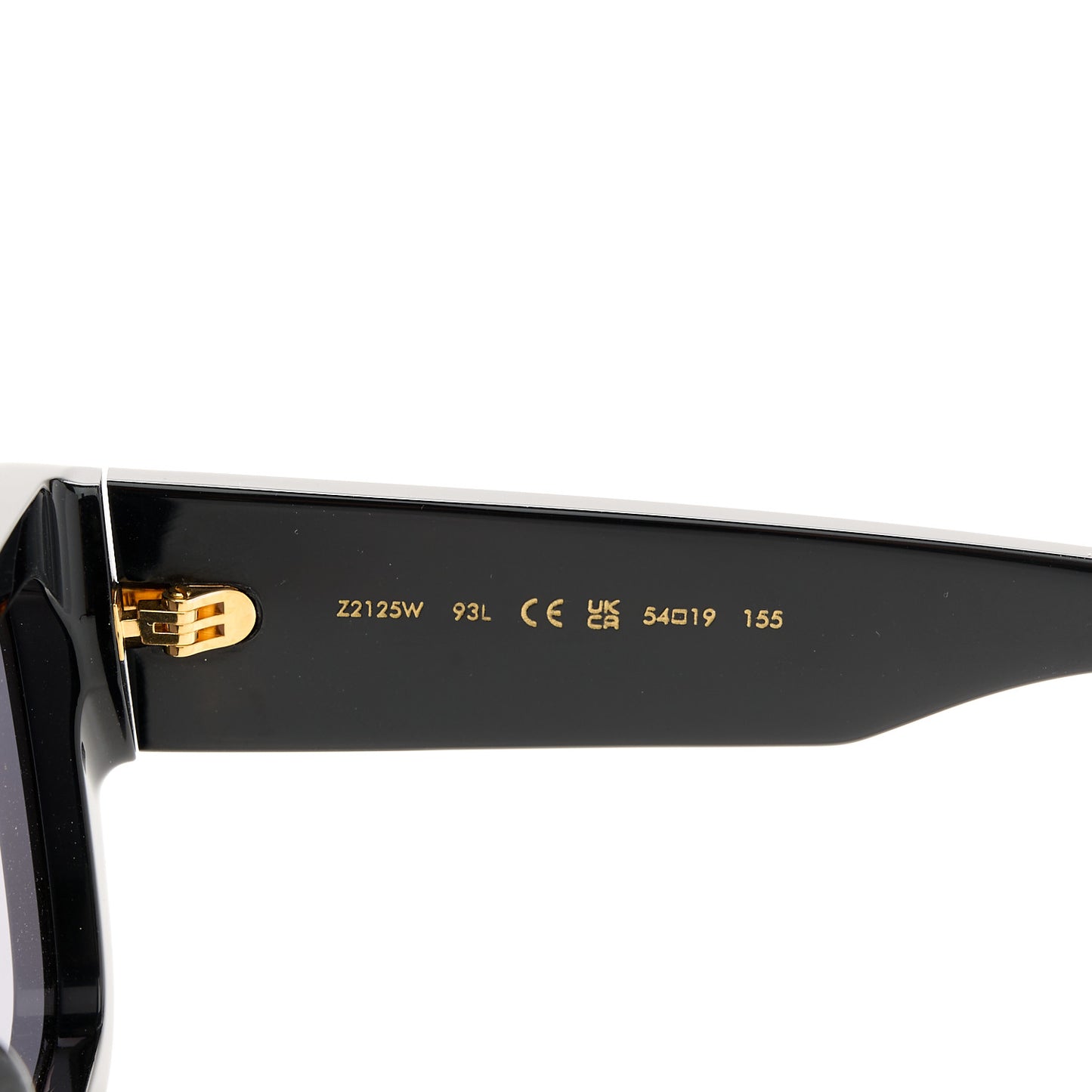 Acetate LV Clash Square Large Sunglasses Z2125W Black