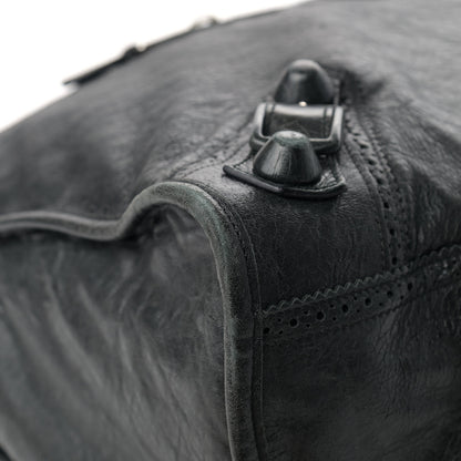 Balenciaga Agneau Giant Brogues Hardware Weekender Black 8 of 16