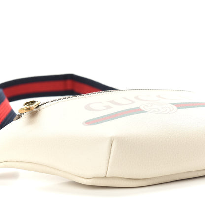 Gucci Grained Calfskin Small Logo Belt Bag White 7 of 8