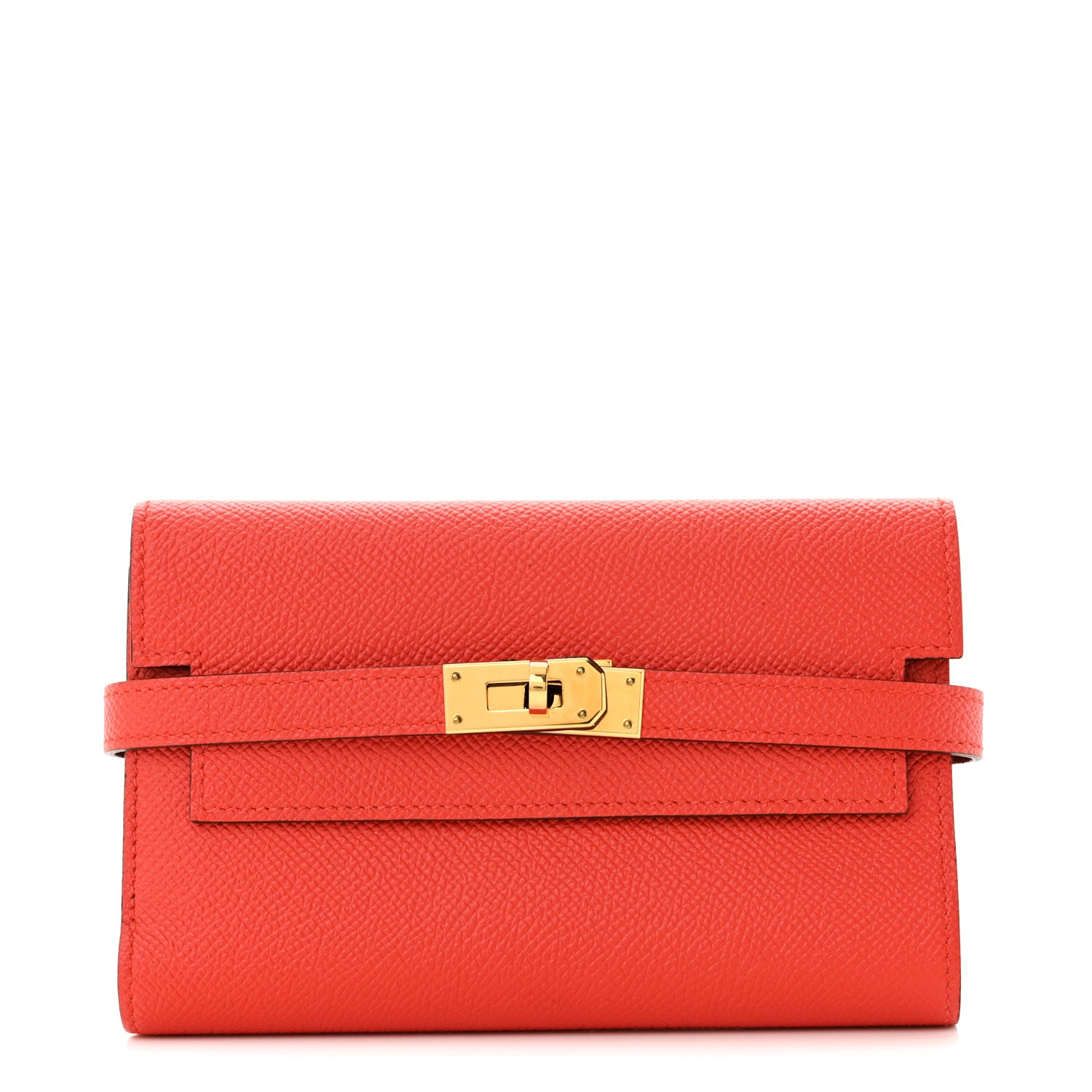 Hermes Epsom Verso Medium Kelly Wallet Rouge Tomate Rouge H 1 of 7