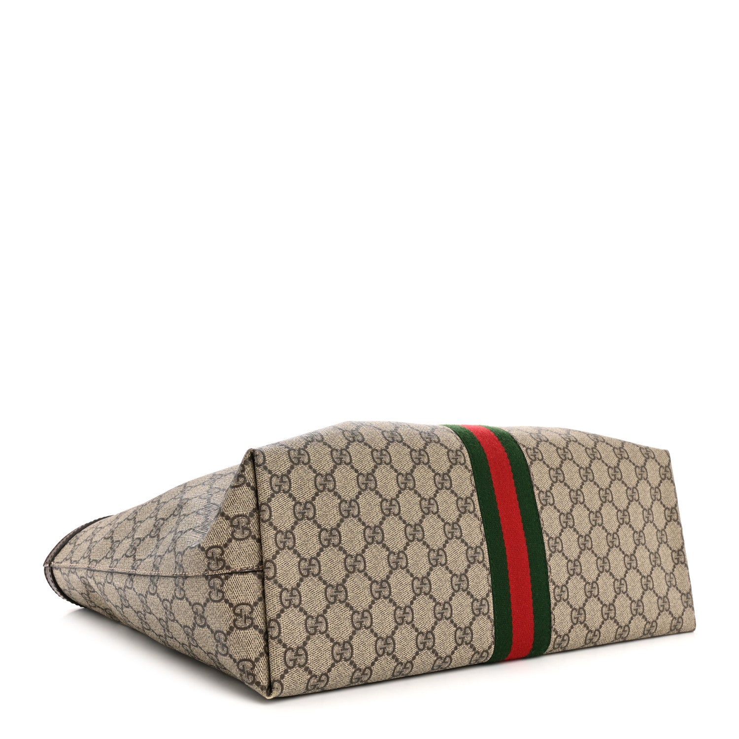 Gucci GG Supreme Monogram Medium Ophidia Shopping Tote Brown 4 of 16