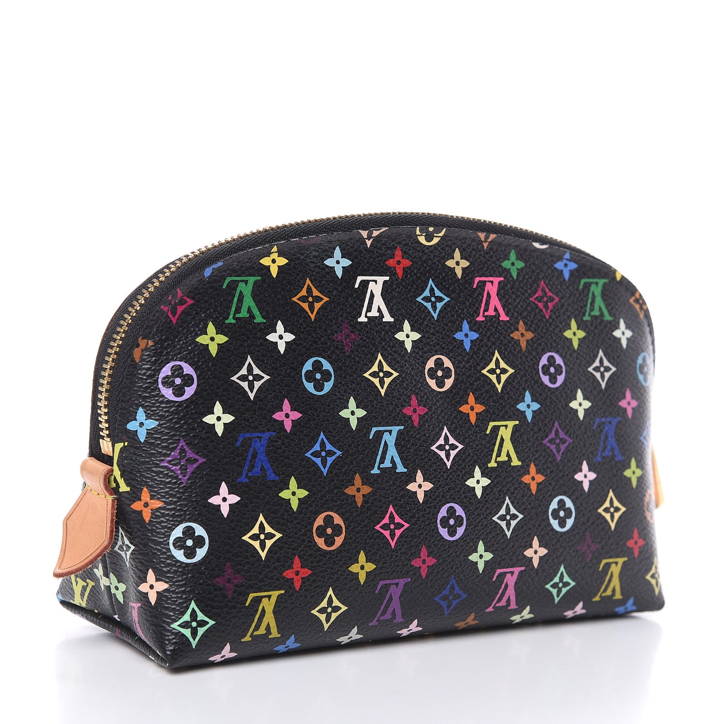 Monogram Multicolor Cosmetic Pouch Black Grenade