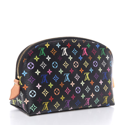 Louis Vuitton Monogram Multicolor Cosmetic Pouch Black Grenade 3 of 9