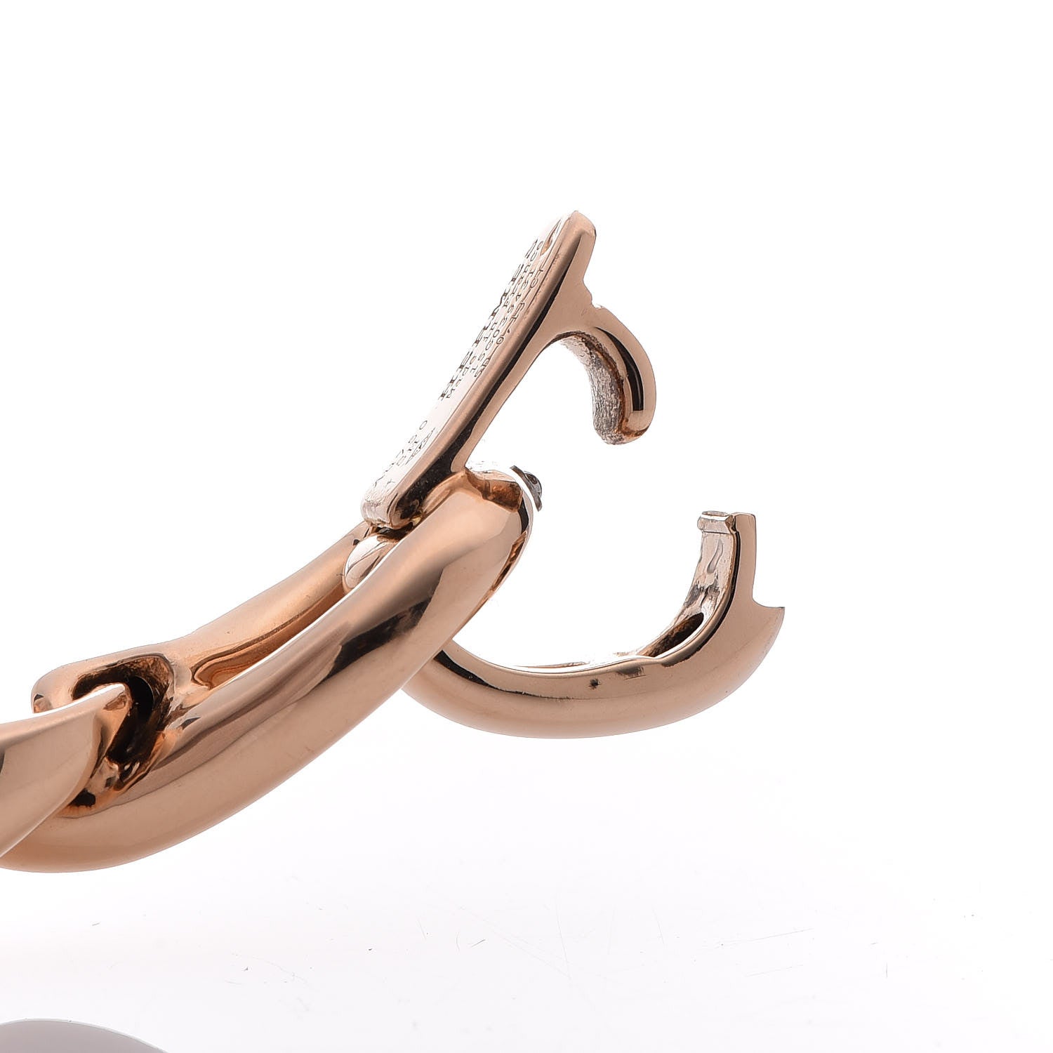 Hermes 18K Rose Gold Diamond MM Galop Bracelet SH 10 of 12
