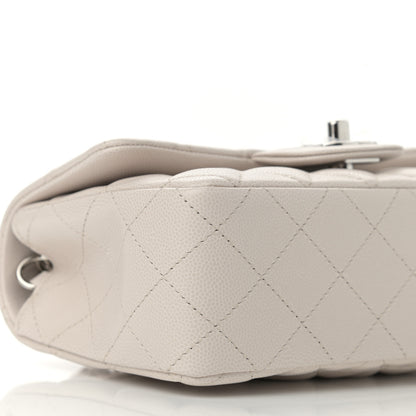 Chanel Caviar Quilted Mini Rectangular Flap Ivory 9 of 11