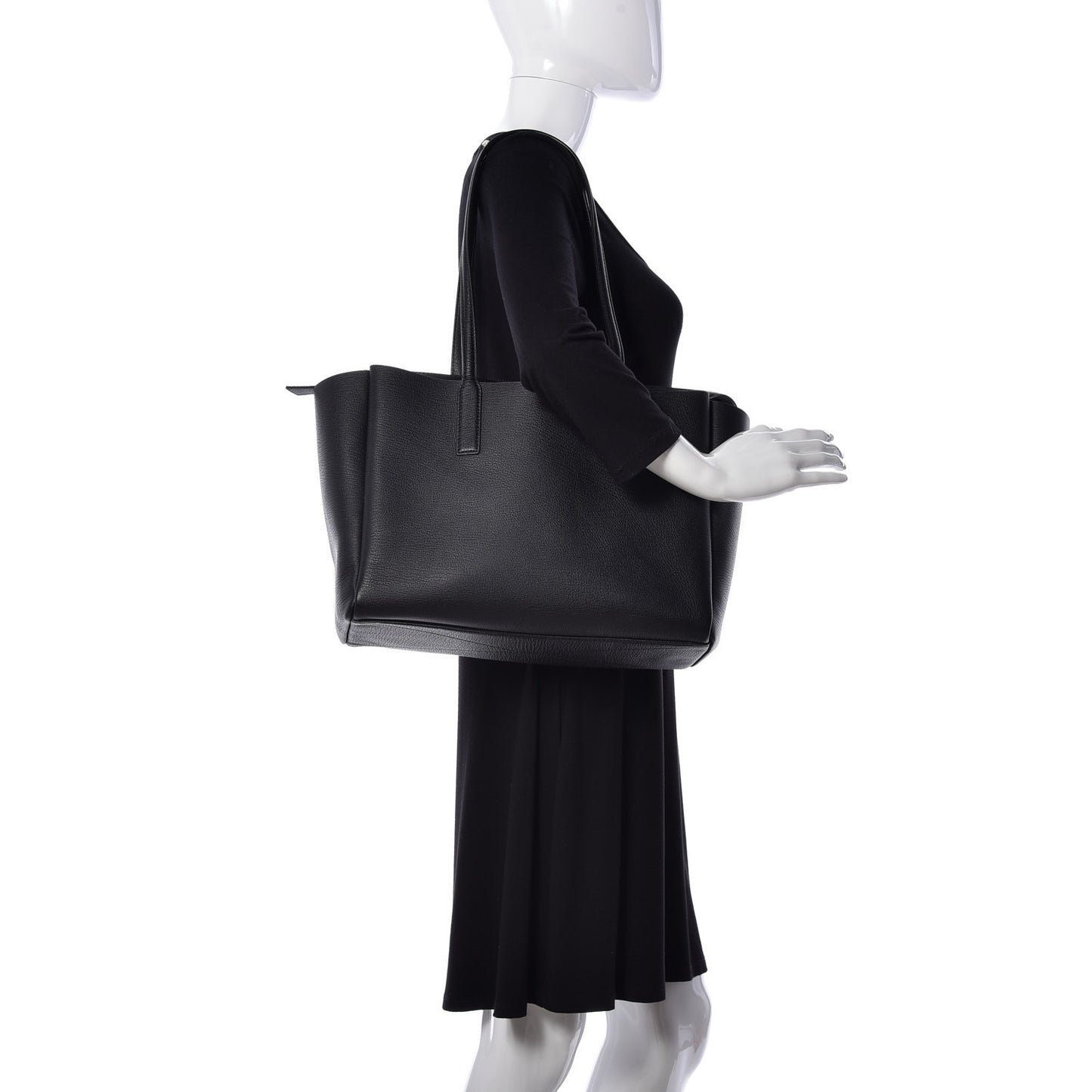 Calfskin The Protege Tote Black