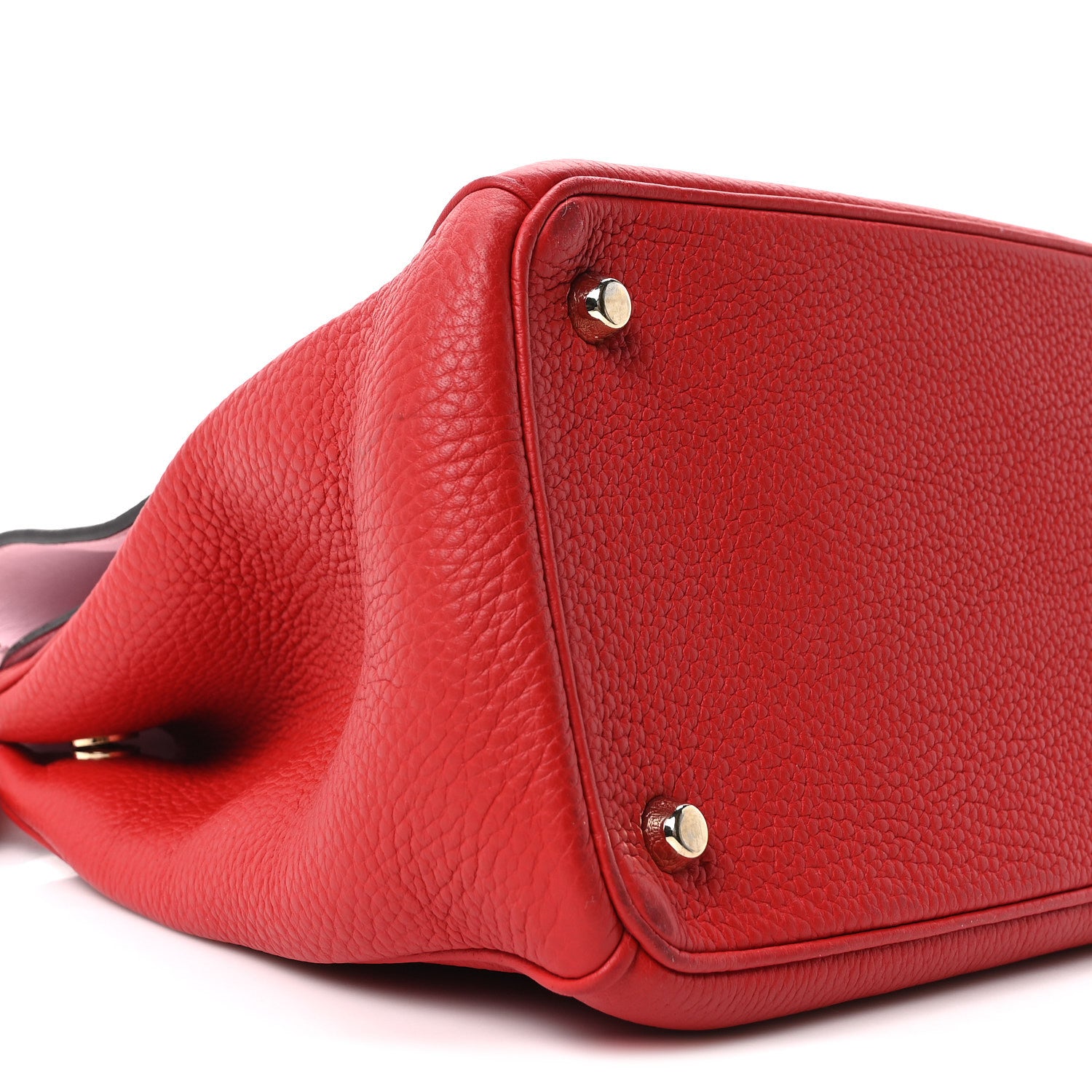 Christian Dior Bullcalf Medium Be Dior Flap Red Pink 8 of 9