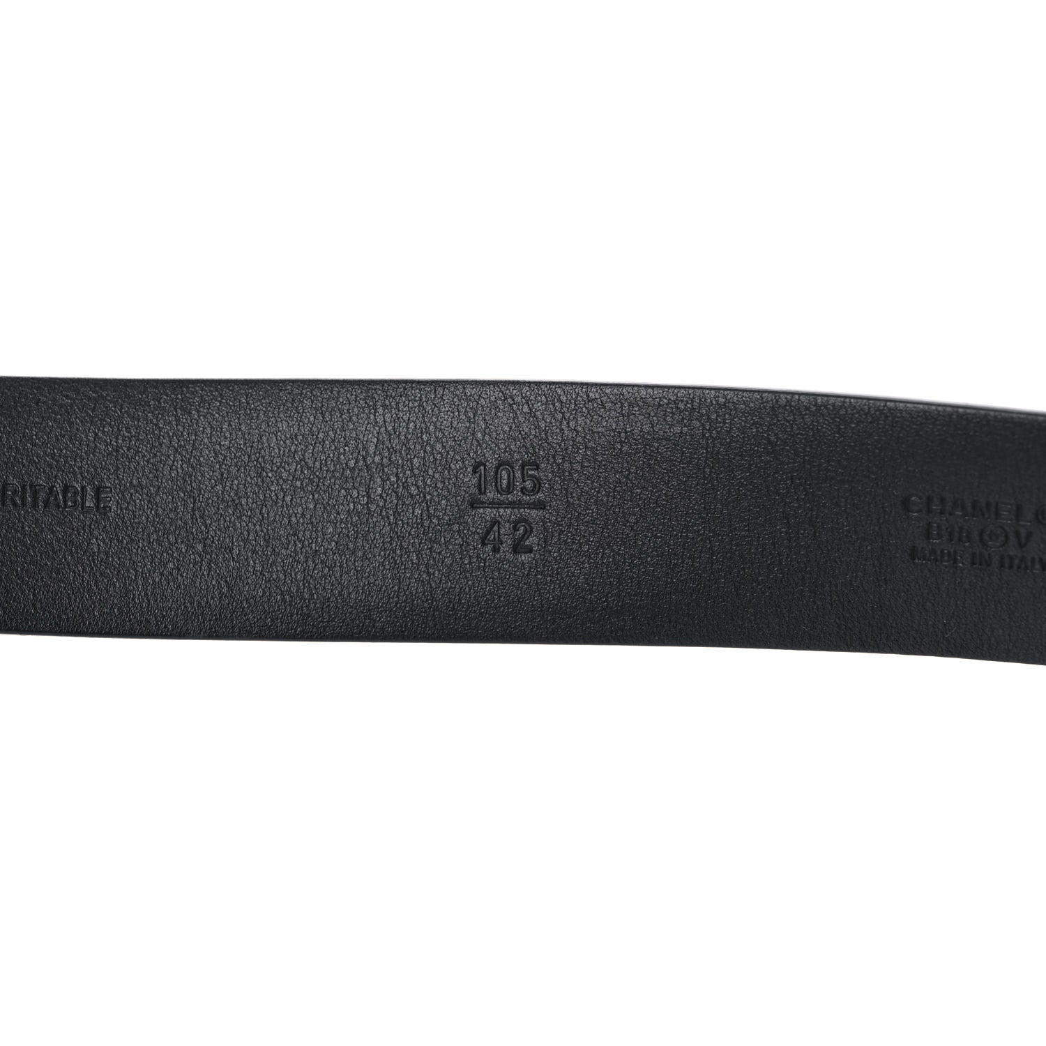 Chanel Calfskin CC Chain Belt 105 42 Black 4 of 7