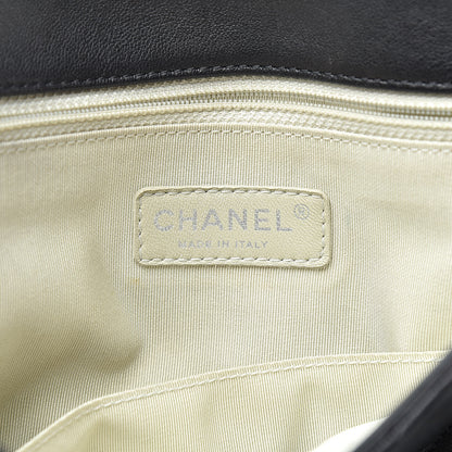 Chanel Washed Lambskin Quilted Maxi Chain Around Flap Black 6 of 11