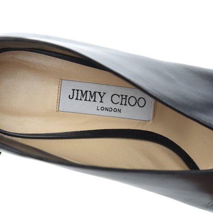 Jimmy Choo Calfskin Lark 65 Ankle Strap Pumps 37.5 Black 6 of 16