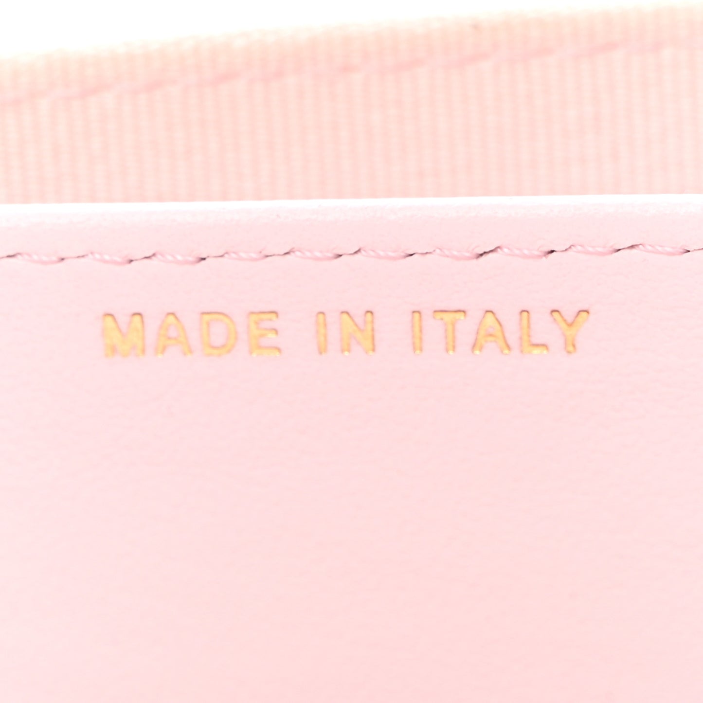 Caviar Quilted Flap Card Holder Wallet Light Pink