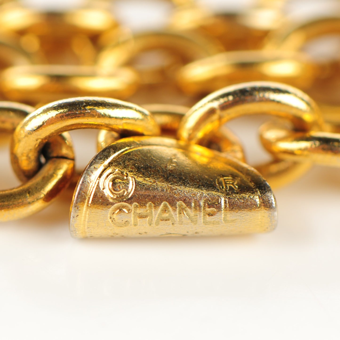 2.55 Flap Bag Necklace Gold