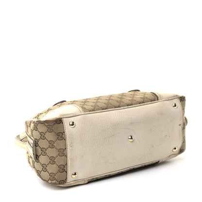 Gucci Monogram Small Princy Satchel Off White 3 of 13