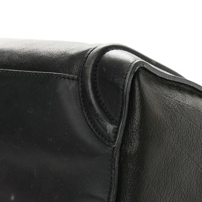 Celine Smooth Calfskin Mini Bi-Color Luggage Forest Black 10 of 29