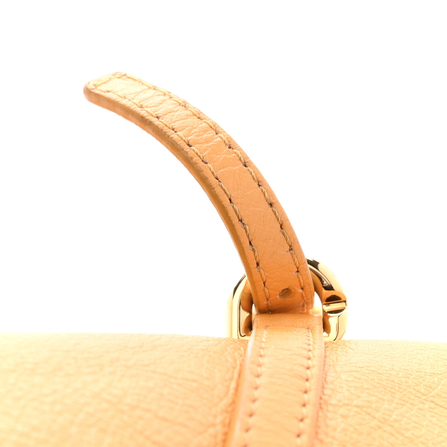 Givenchy Tumbled Calfskin Medium Voyou Bag Mustard 12 of 12