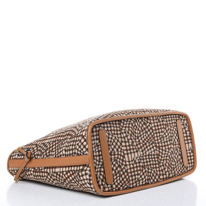 MCM Visetos Medium Liz Reversible Shopper Tote Cognac 8 of 20