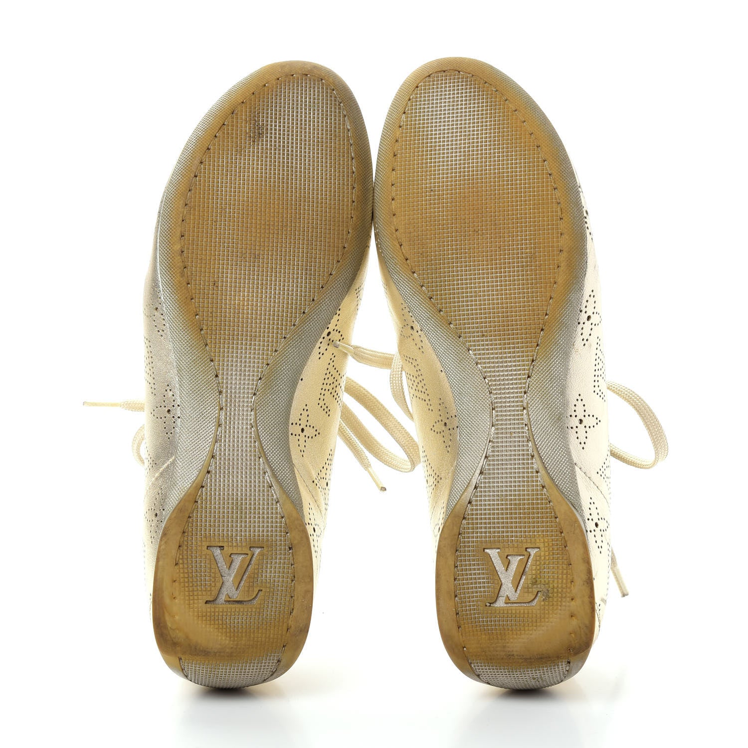 Louis Vuitton Mahina Sneakers 36 Gold 6 of 10