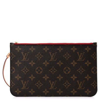 Louis Vuitton Monogram Neverfull MM GM Pochette Cherry 1 of 7