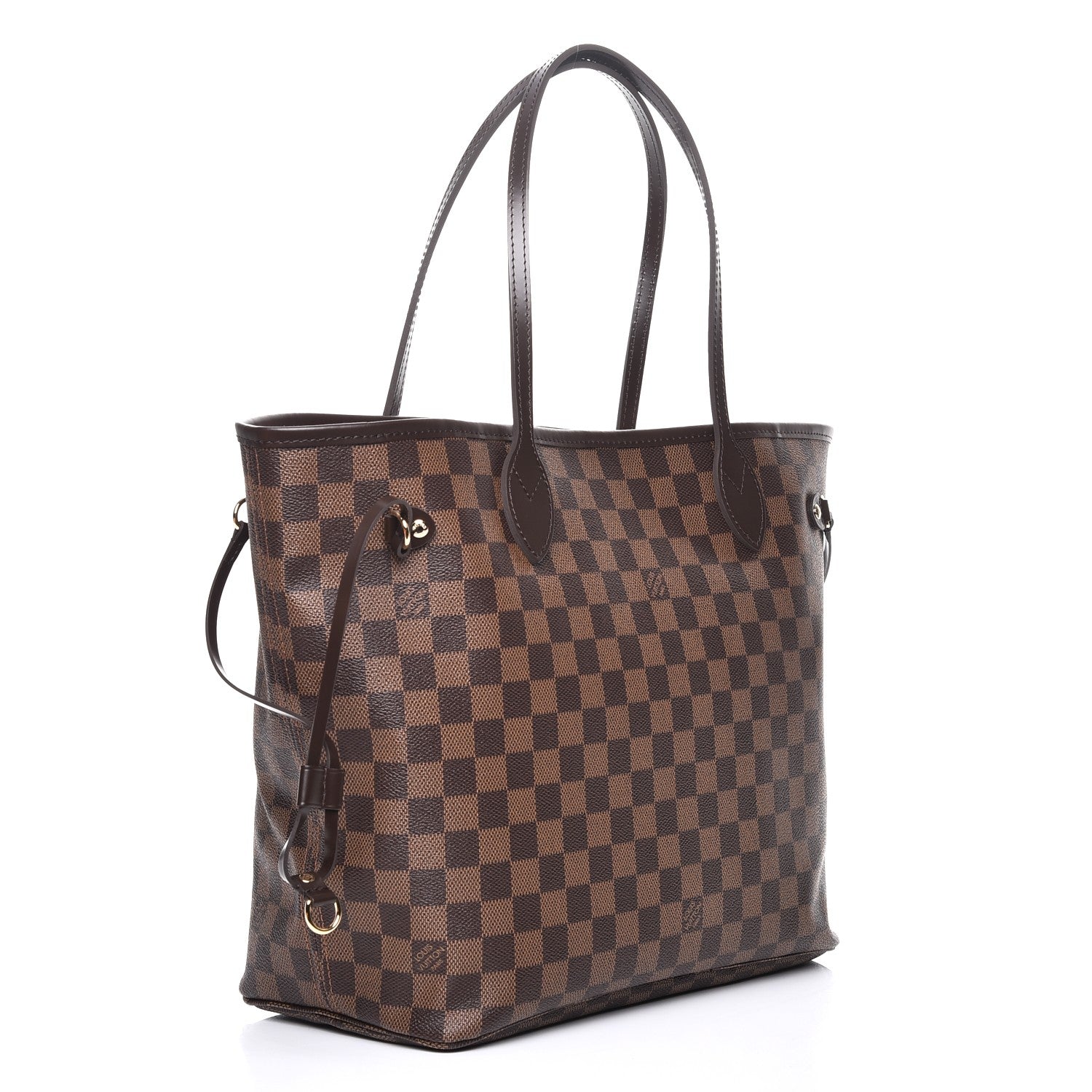 Louis Vuitton Damier Ebene Neo Neverfull MM Rose Ballerine 3 of 10