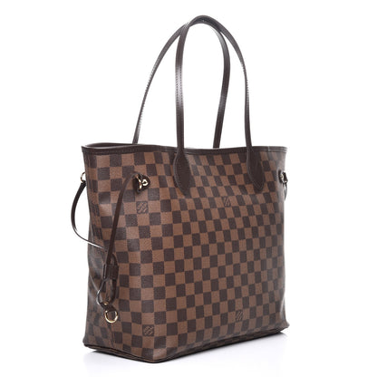 Louis Vuitton Damier Ebene Neo Neverfull MM Rose Ballerine 3 of 10