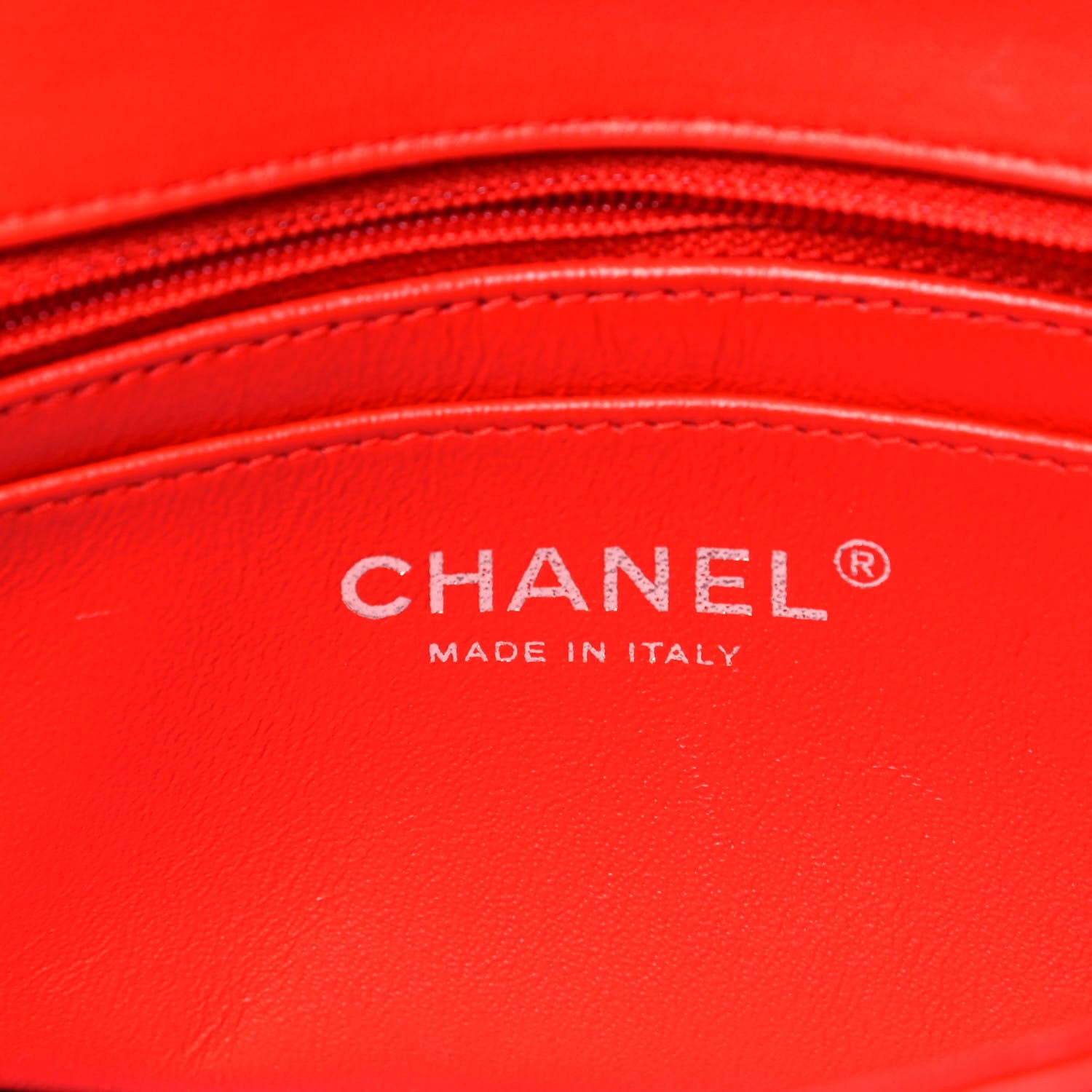 Chanel Patent Calfskin Quilted Mini Rectangular Flap Red 6 of 9