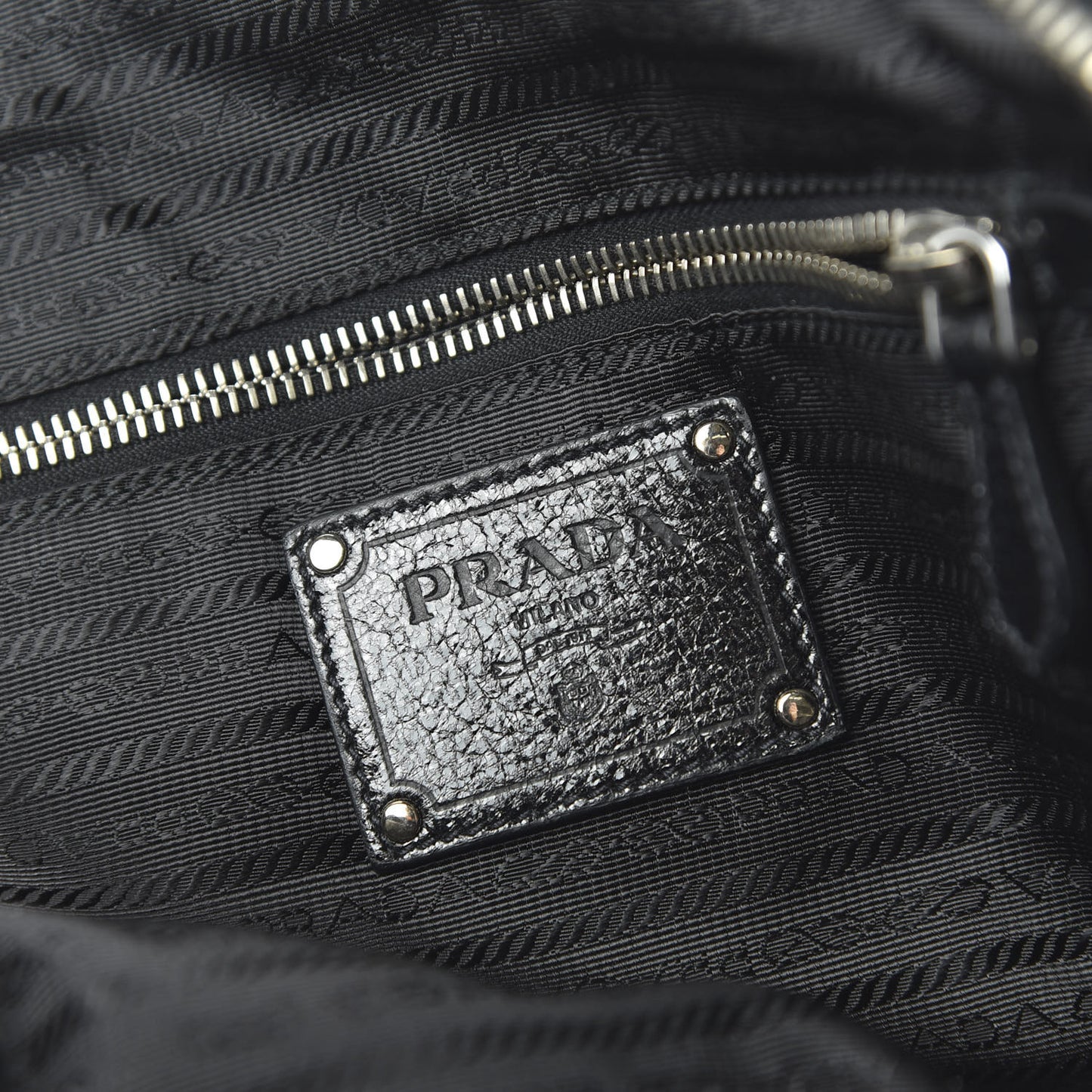 Vernice Naplak Zipper Bowler Tote Black