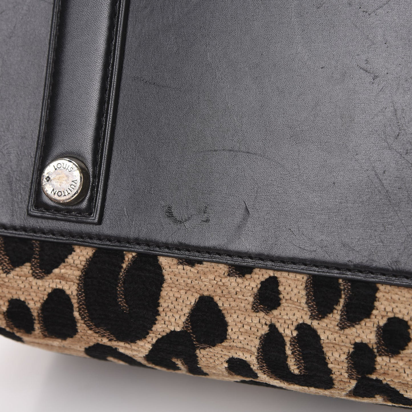 Jacquard Velvet Leopard Print Stephen Sprouse Speedy
