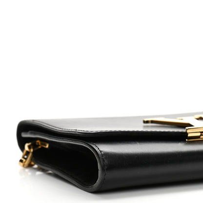 Louis Vuitton Calfskin Chain Louise GM Black 8 of 12