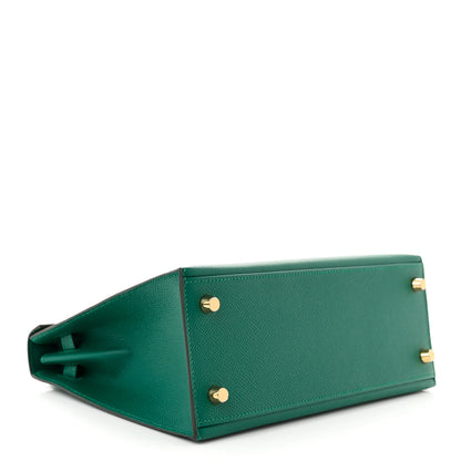 Hermes Epsom Kelly Sellier 25 Malachite 4 of 12