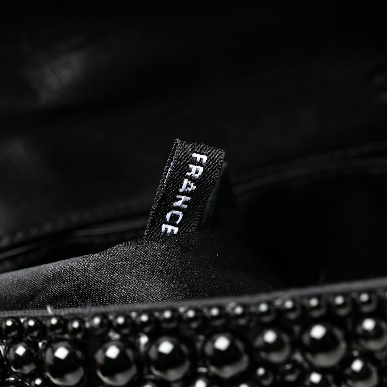Chanel Pearl Beaded East West Flap Black So Black 7 of 14