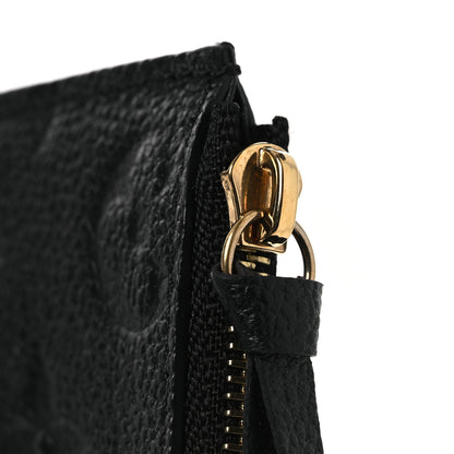 Louis Vuitton Empreinte Felicie Chain Wallet Zippered Insert Black 7 of 7