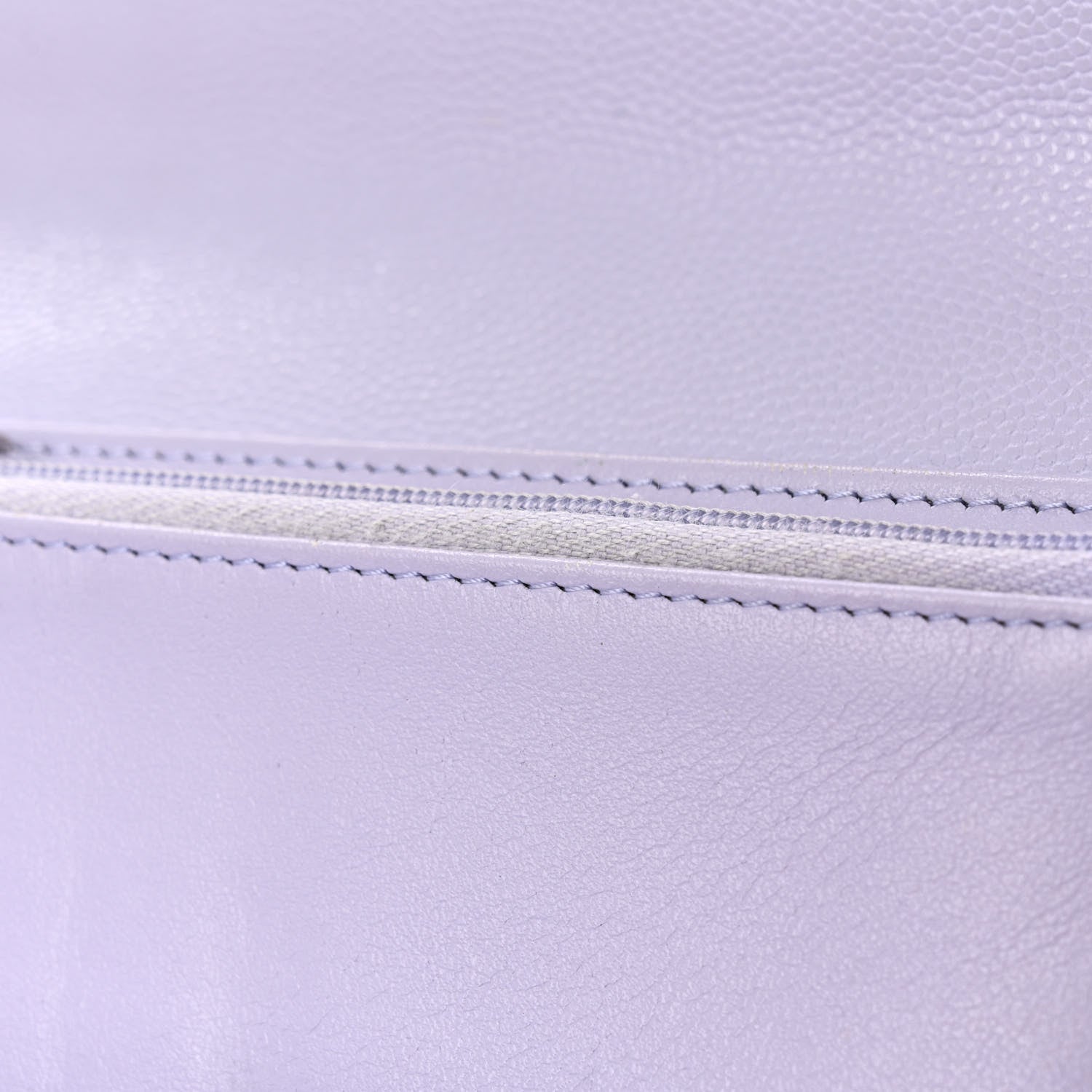 Chanel Caviar Quilted Medium Flap Wallet Light Purple 13 of 14