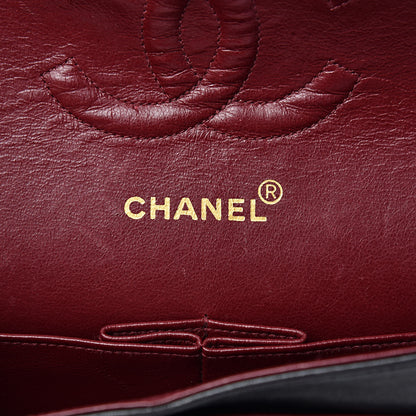 Chanel Lambskin Quilted Medium Double Flap Black 6 of 15