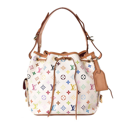 Louis Vuitton Monogram Multicolor Petit Noe White 1 of 12