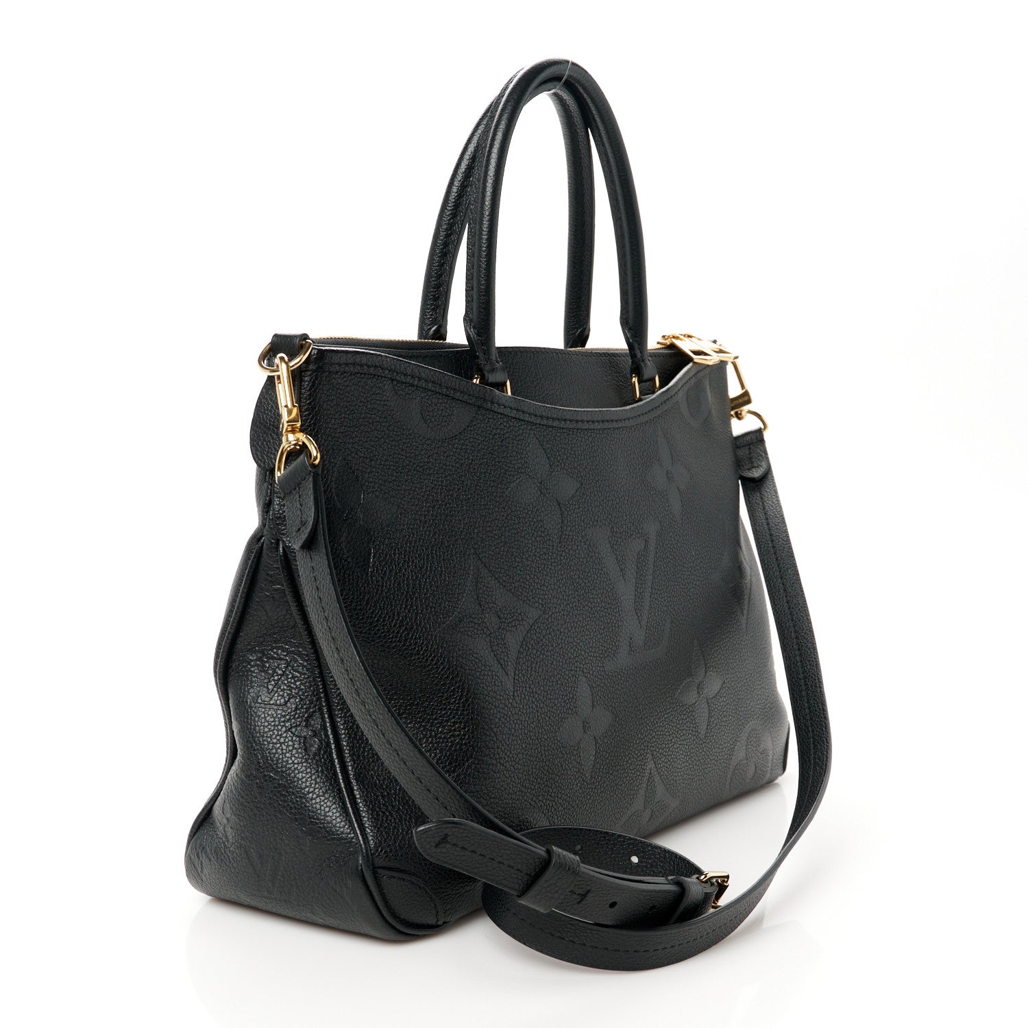 Louis Vuitton Empreinte Monogram Giant Trianon MM Black 3 of 12