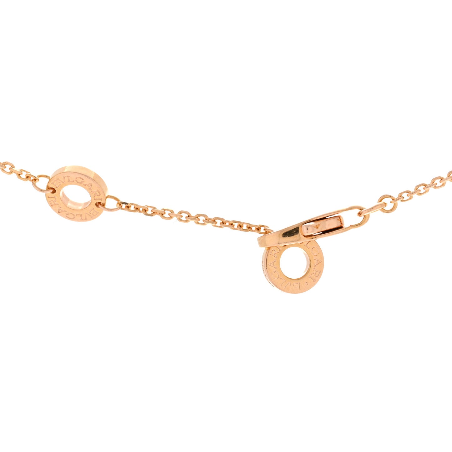 18K Rose Gold Diamond Mother of Pearl Small Divas' Dream Pendant Necklace