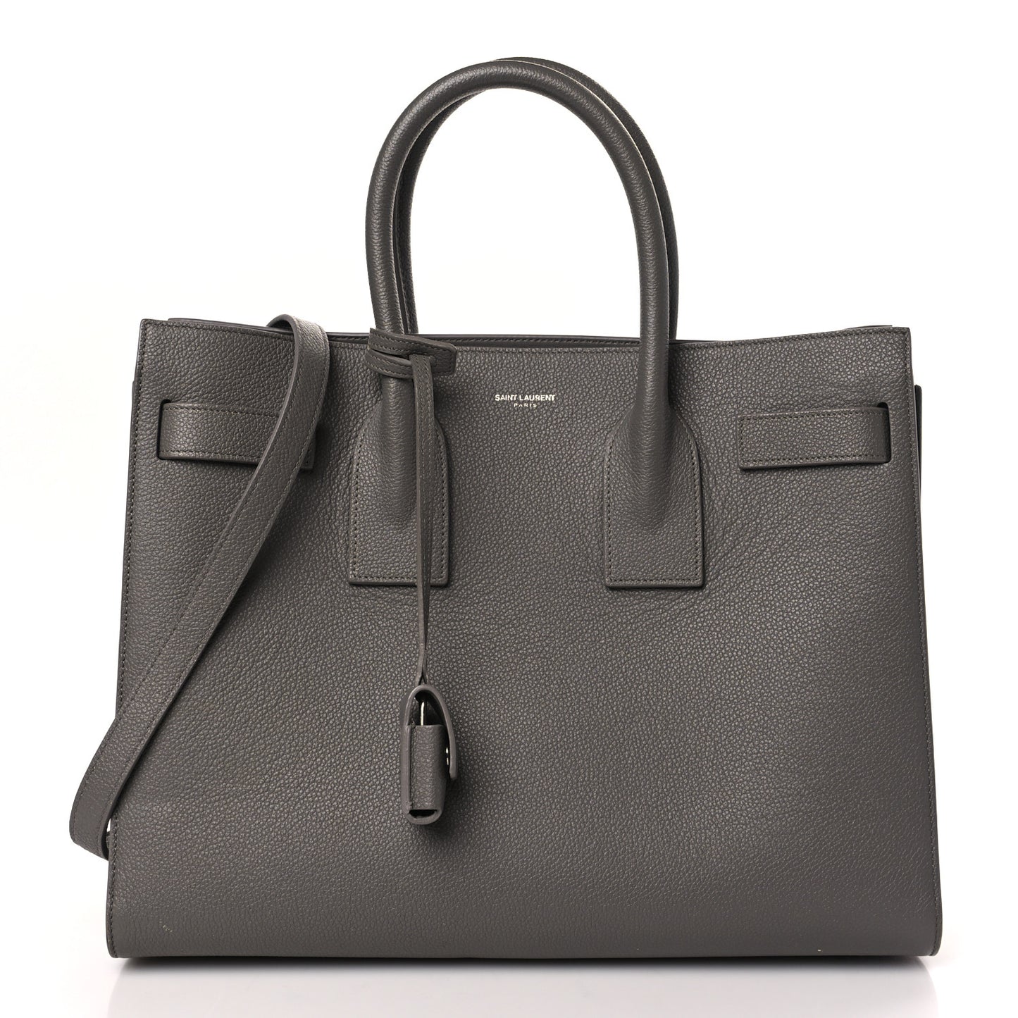 Grained Calfskin Small Sac De Jour Fog