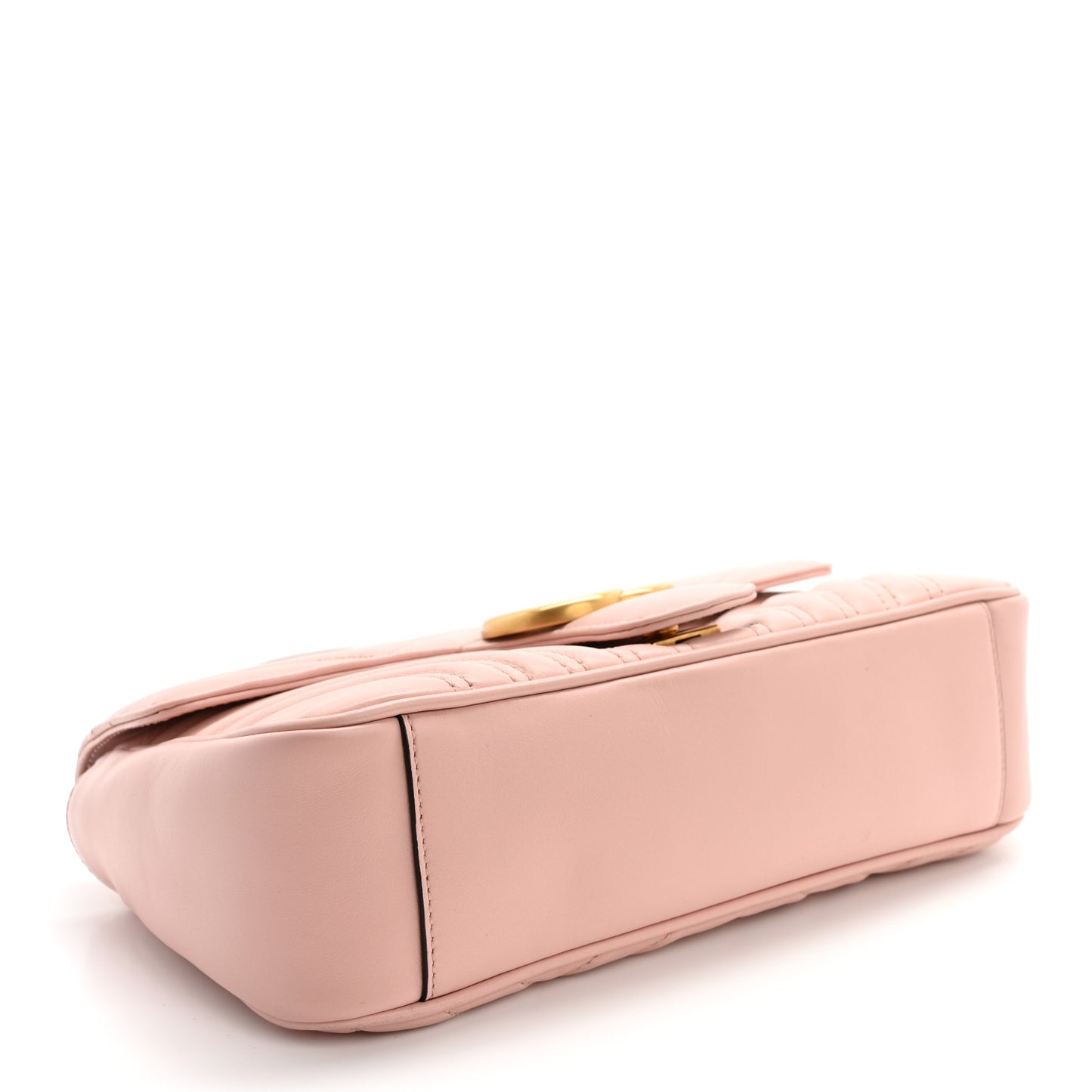 Calfskin Matelasse Small GG Marmont Shoulder Bag Perfect Pink