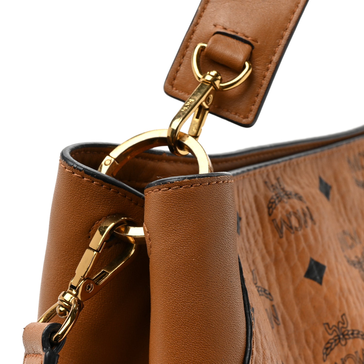MCM Visetos Large Klara Hobo Cognac 10 of 16