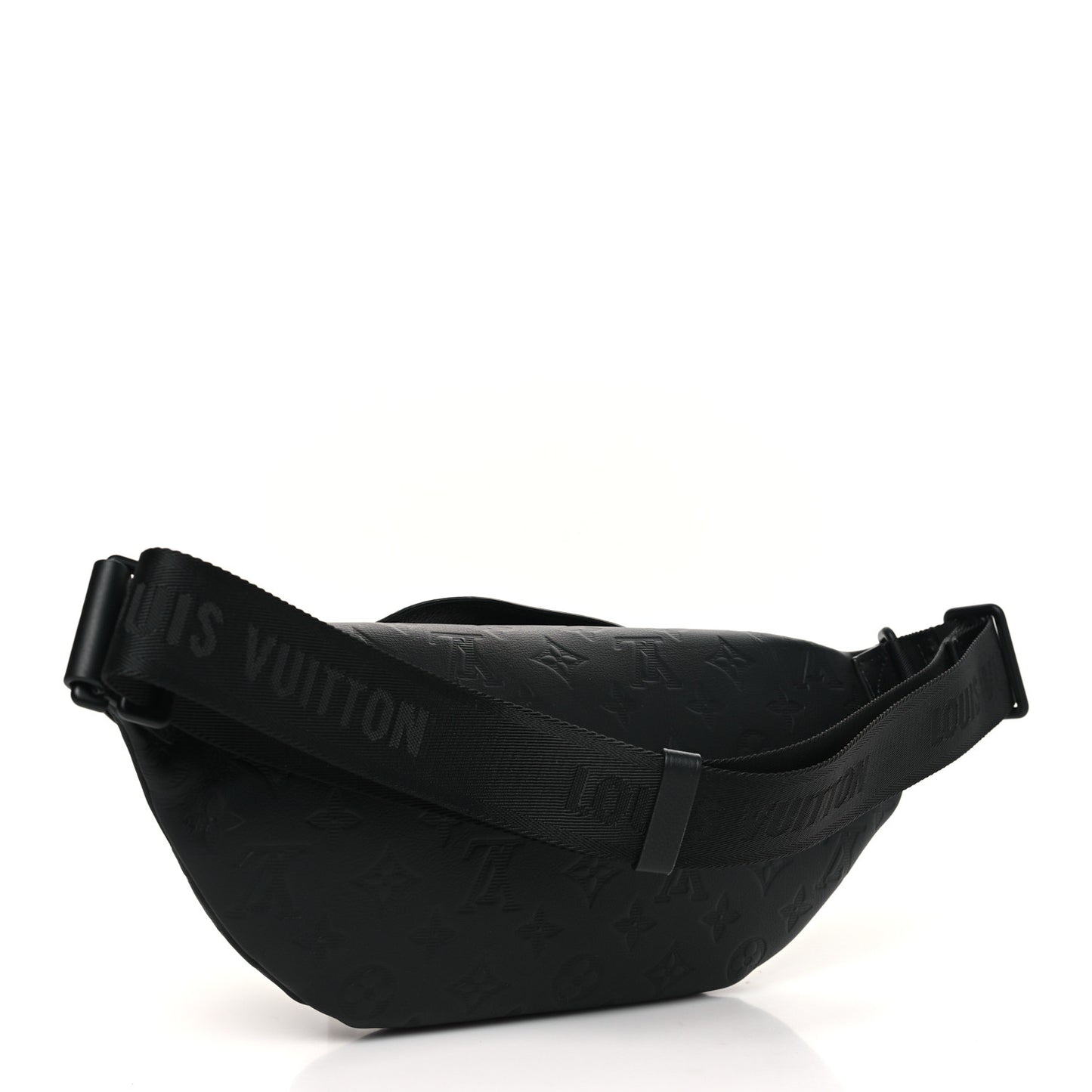 Calfskin Monogram Shadow Rush Bumbag Black