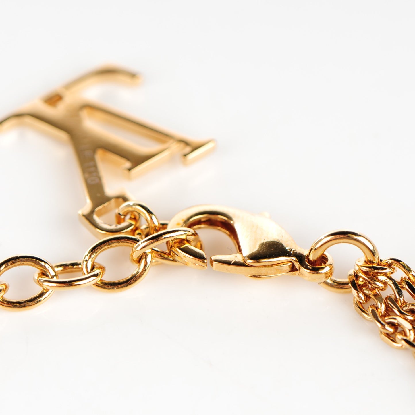 Sweet Monogram Charms Bracelet Gold