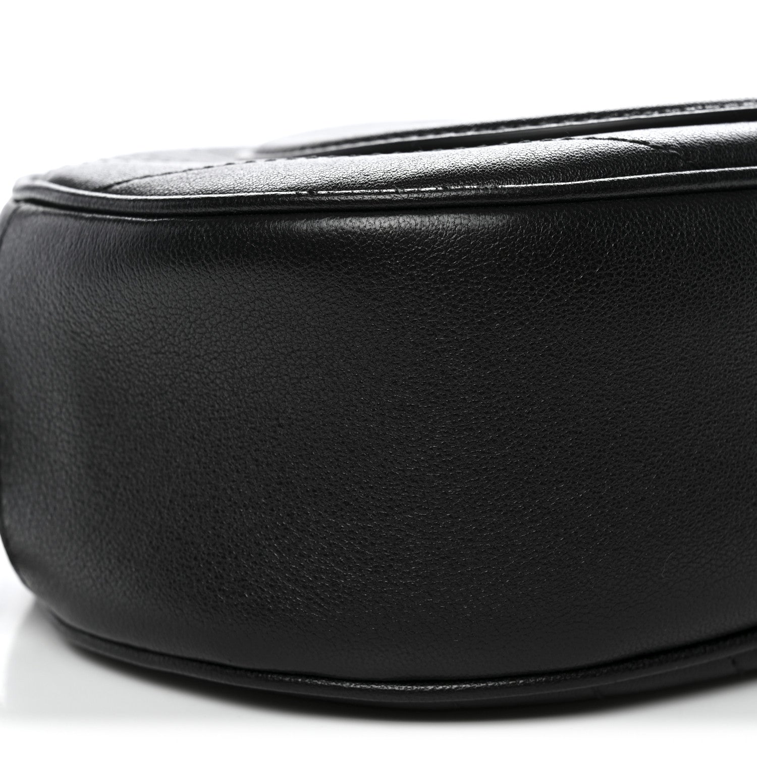 Gucci Sakai Be Green Calfskin Diagonal Stitched Mini Blondie Shoulder Bag Black 9 of 11