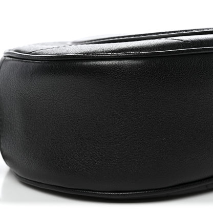 Gucci Sakai Be Green Calfskin Diagonal Stitched Mini Blondie Shoulder Bag Black 9 of 11